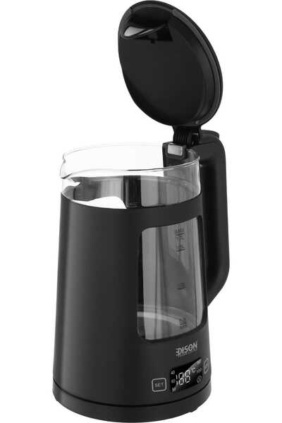 Edison Electric Kettle, 1.7 Liter, 1850-2200 Watts, KEG5820-GS - Black