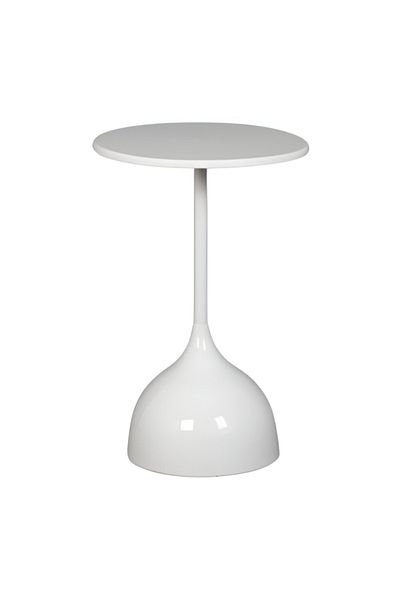 rexa Modern Metal Round Side Coffee Table with Sleek Design