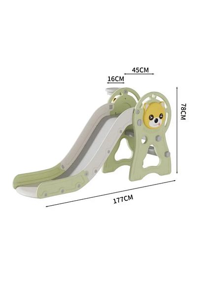 FULLJOY Foldable Dog Slide with Basketball, FJY-43