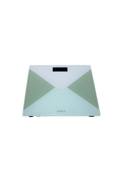 Vivax Oliva Bathroom Scale Vivax PS-156WG, 150 Kg, Green/White Glass