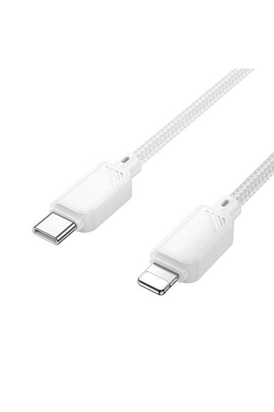 REDz Accessories Hoco USB Type-C To Lightning Cable, PD, 27W, X113, 1m, White
