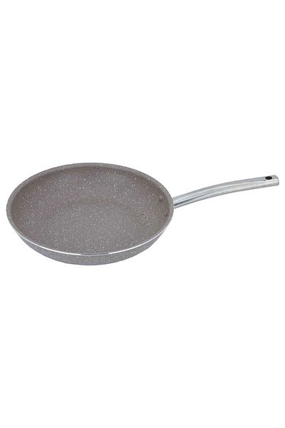 ROCKY Granite Rocky Pan, 28 cm, Steel Handle - Brown