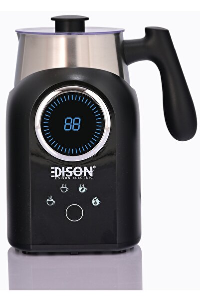Edison Steel Edison Milk Frother, 550 Watts, 0.4 Liters, RLD-0900MlCFG - Blac...
