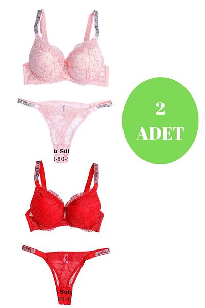Star Set sutien strălucitor din 2 piese pentru femei Murays