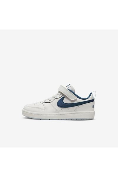 Nike Court Borough Low 2 SE (PSV) Children's Sports Shoes, White, Size 30