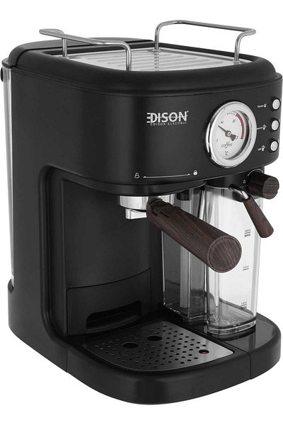 Edison Coffee Maker, 1050-1250 W, 1.5 Liters, CM5411A-GS - Black