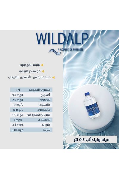 WILDALP Wild Alp Water Carton 1*12*500 ml (Nature Chose)