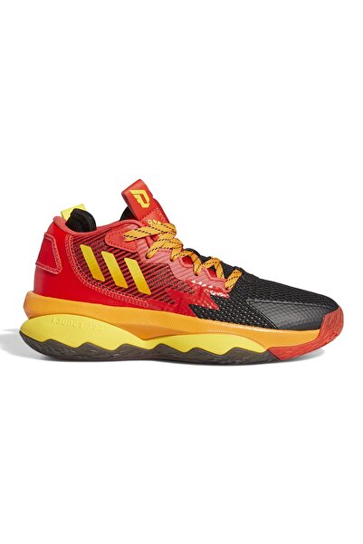 adidas Performance Basketball Shoes Dame 8, Red, Black, 39 1/3 EU