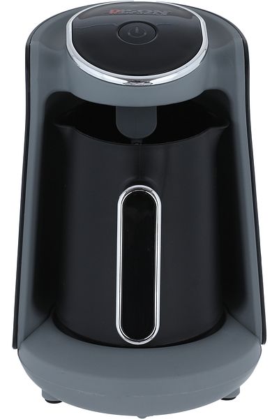 Edison Coffee Maker, 400 Watts, 4 Cups - Black/Grey