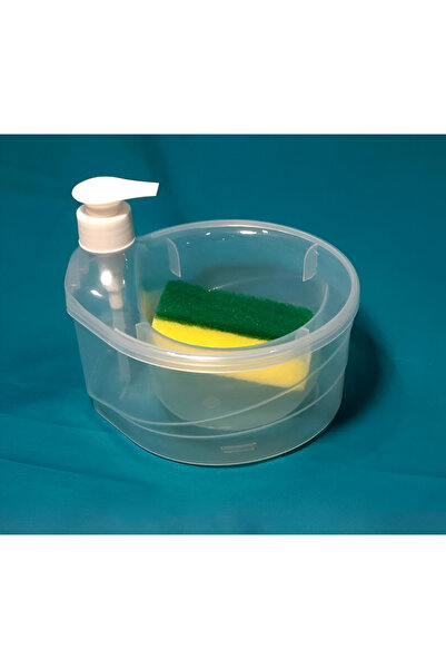 rexa موزع صابون سائل مزدوج الطبقة 2 في 1 مع مضخة وإسفنجة