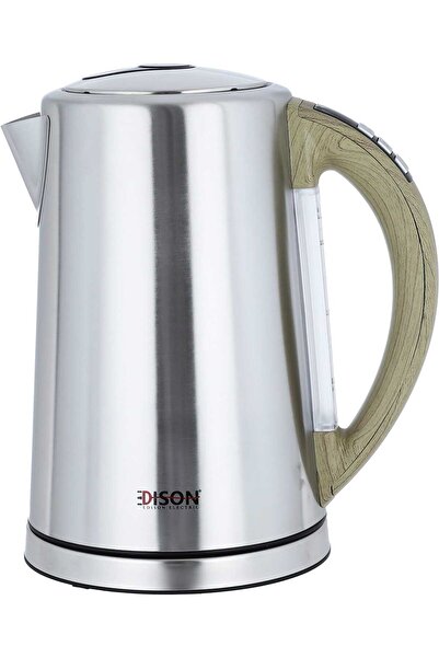 Edison Stainless Steel Kettle, 2100W, 1.7L - Silver