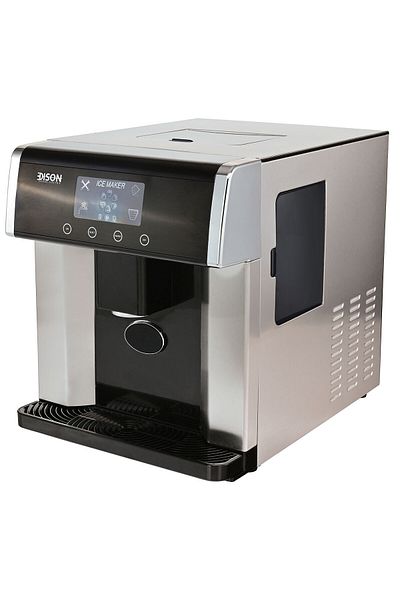Edison Ice Maker and Water Dispenser - Edison, 1.8L, KIM10E - Black Silver