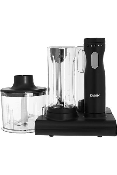 Edison Hand Blender, 300W, 400ml, 5 Speeds, 6×1 - Black