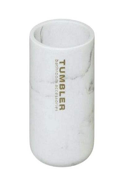 Five Simply Smart Marble Effect Tooth Brush Holder Tumbler