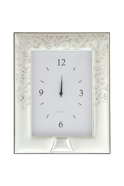 GiftExpress Silver-plated clock tree of life 26cm