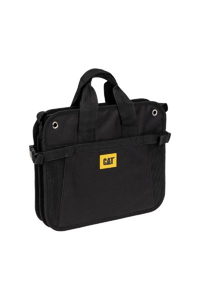 Cat Large Compartments Zipper Closure Foldable Car Trunk Organizer with Carrying Handle Black