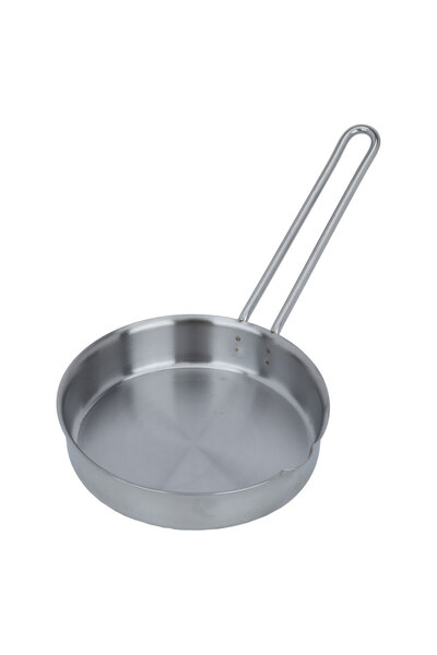 Alsaif Gallery Saif Gallery Stainless Steel Frying Pan, 12 cm - Silver
