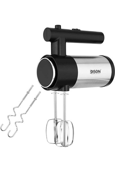Edison Mixer, 400W, 5 Speeds, Stainless Steel, HM1240 - Black Silver