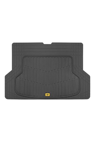Cat سجادة أرضية سيارة مطاطية متينة من ToughRide Total Protection بلون أسود