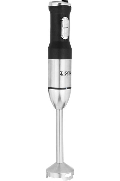 Edison Electric Hand Blender Edison, Steel, 500W, 1-15 Speed, JHB-118/BK - Silver Black
