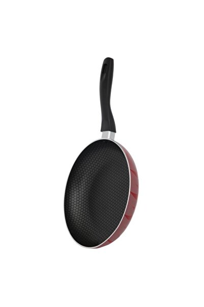 Alsaif Gallery Tefal Red Flame Al Saif Gallery Frying Pan, 32 cm - Red Black