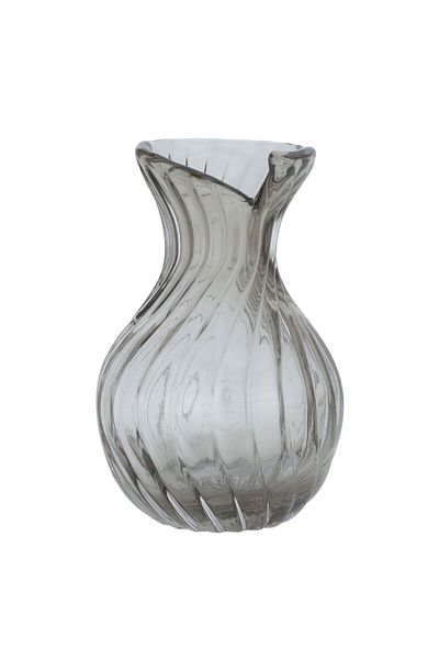 Alsaif Gallery Glass Vase Alsaif Gallery, 19×12×12 cm - Gray
