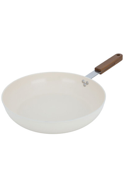 Generic أواني طهي تورنادو من السيراميك من معرض السيف، 30 سم، مقبض - بيج