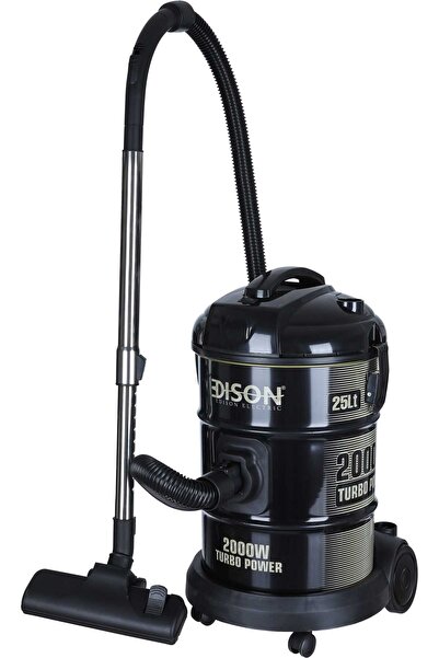 Edison Edison Turbo Barrel Vacuum Cleaner, 2000W, 25L, ZL16-31H - Black and Gold