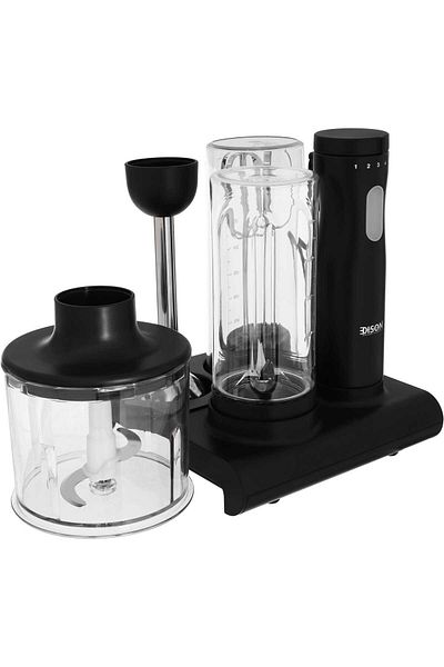 Edison Hand Blender, 300W, 400ml, 5 Speeds, 6×1 - Black