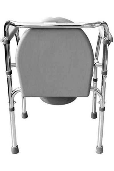 genri XUEHUAFEI Aluminum Shower Chair Bedside Commode Chair Waterproof Folding Bathroom Chair for Pregnant