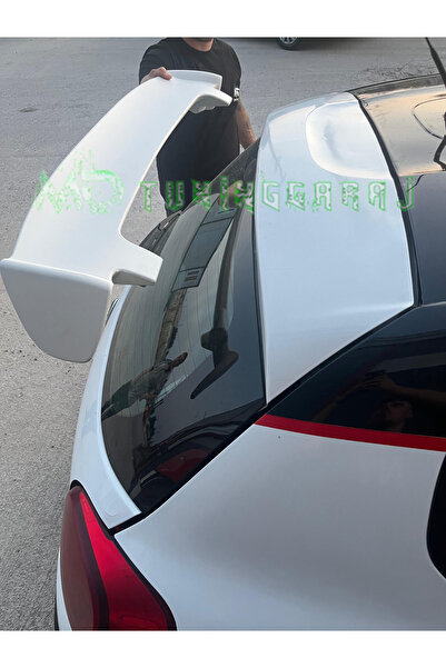 mdtuninggaraj Citroen C3 2016-2024 Uyumlu Parlak Siyah Boyalı Plastik Küçük DTM Spoiler