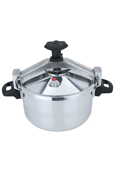 Alsaif Gallery Saif Gallery Pressure Cooker, Aluminum, 6 Liters - Silver