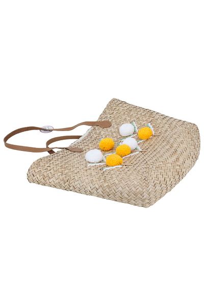 Alsaif Gallery Thermos Bag Wicker Alsaif Gallery, 47x36 cm - Beige