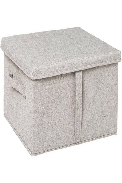 Five Simply Smart Orga Polypropylene and Polyester Foldable Storage Box with Lid
