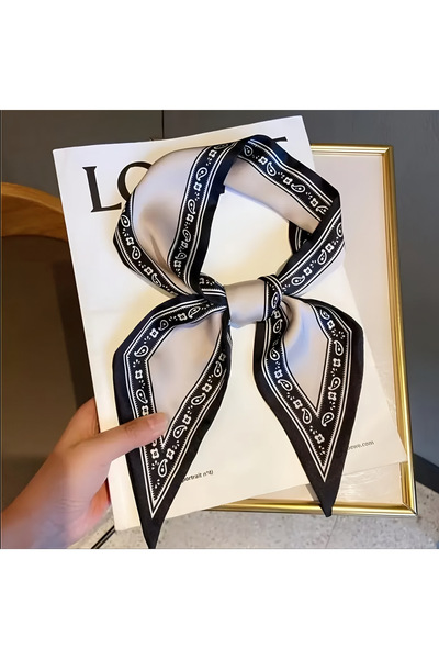 MAHLA Eșarfă de design, șal subțire pentru gât, accesoriu pentru geantă