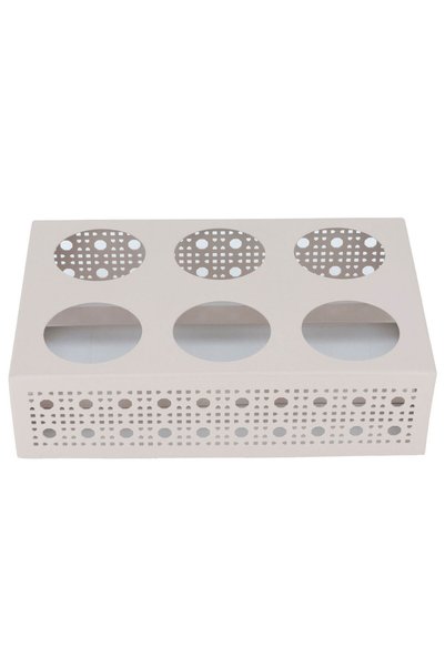 Alsaif Gallery Saif Gallery Steel Bottle Holder, 6 x 17 x 25 cm, 6 Sections w...