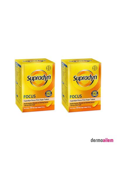 Supradyn Energy Focus 30 Tablet 2'Li