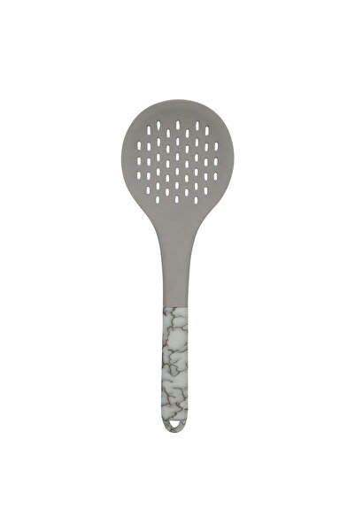 Generic Al Saif Gallery Silicone Scoop Spoon, Perforated - Grey