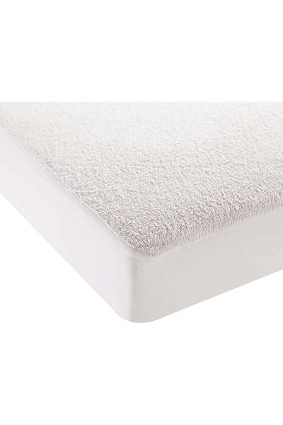 Moon Premium 100% Cotton Terry, Breathable Waterproof Mattress Protector with Skirt Fit -