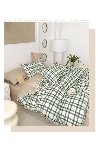 CHIRASO CHIRASO Linen, SUMMER Satin Cotton Fabric, Fitted Sheet 220x240 and Elastic 180x200, 4 Pillowcases