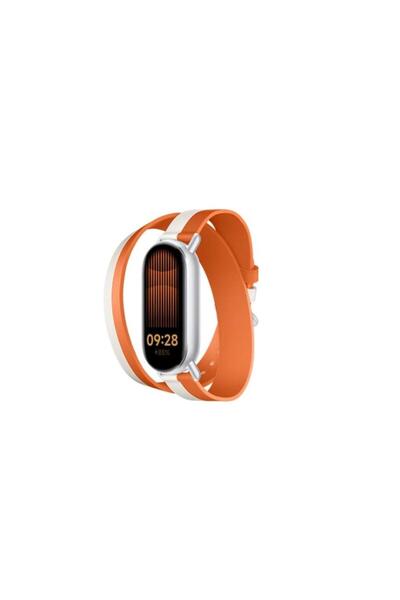 Xiaomi Xiaomi Dual-Tone BHR8724GL кожа каишка за Smart Band 8/9 (бяла/оранжева)