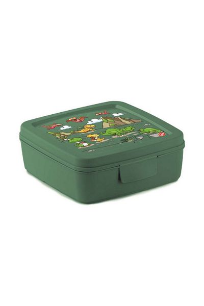 Snips High-Quality Dino Kids Sandwich Box Green 0.50 Liter