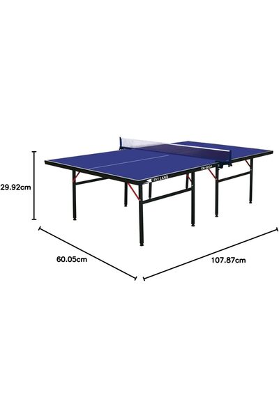 SKY LAND Professional Indoor Single Folding Ping Pong Table EM-8004, Blue Table Tennis TT Table