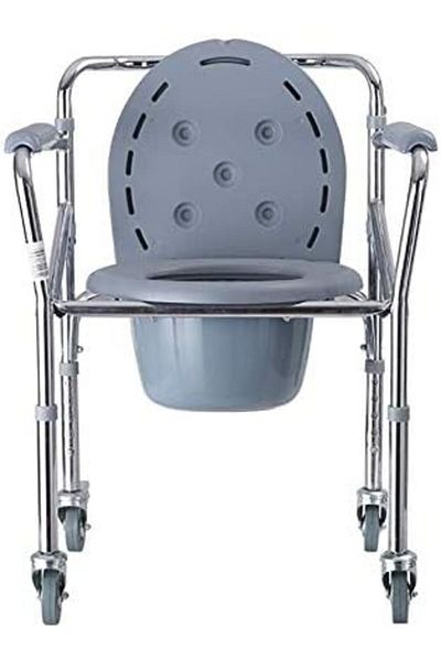 genri Durable Toilet Chair for Pregnant Women and Elderly, Portable and Foldable for People with Special N
