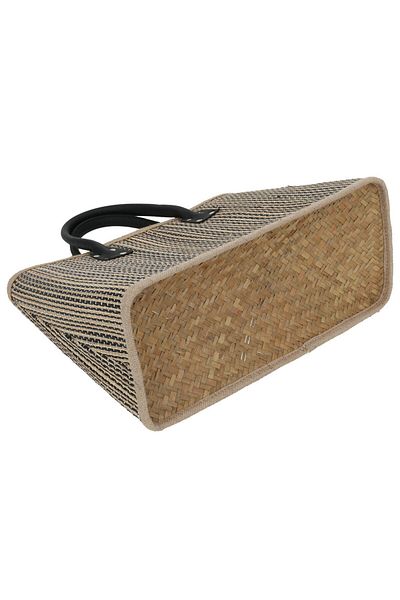 Alsaif Gallery Thermos Bag, 39×31 cm - Black Beige