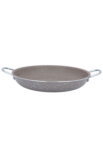 Generic Al Saif Gallery granite frying pan, 32 cm, side handles - brown