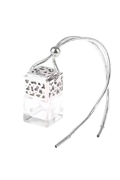 rexa 2Pcs Hanging Glass Perfume Bottles – Empty Refillable Diffuser Bottles for Car or Home Use