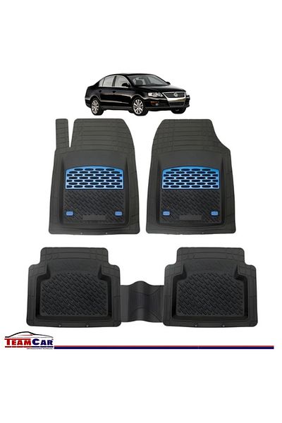 TEAMCAR Covorașe Auto Compatibile Vw Passat B5/b6 ® Blue