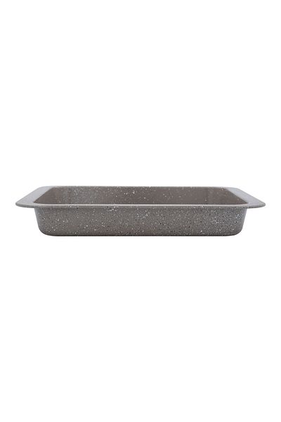 Alsaif Gallery Granite Bake Chef Oven Tray, Rectangular, 4.5×24.5×32 cm - Cappuccino