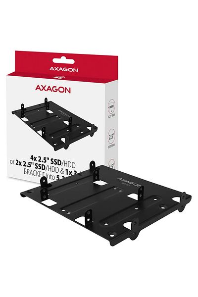 Axagon AXAGON RHD-435 HDD adapter, for 4 2.5" HDD/SSD units to 5.25" ODD slot